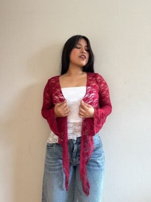 Capa Encaje Vino