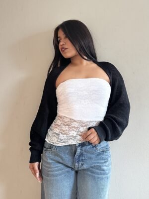 Manguitas Luana Negro