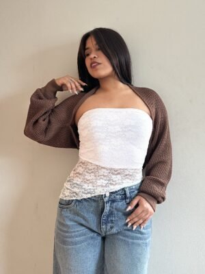 Manguitas Luana Marrón