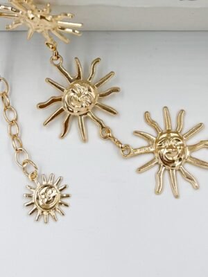 Correa de Cadenas Dorado Sol Carita