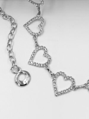 Correa de Cadenas Plateado Love