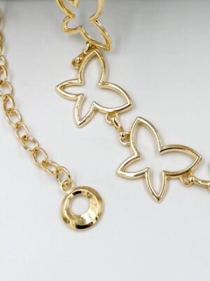 Correa de Cadenas Dorado Butterfly