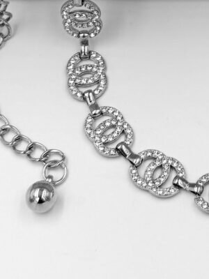 Correa de Cadenas Plateado Lux