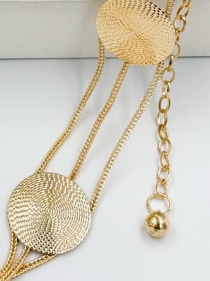 Correa de Cadenas Dorado Solaria