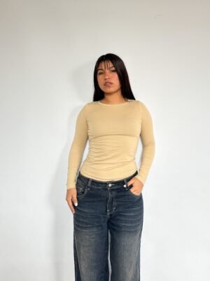 Básico Algodón Beige