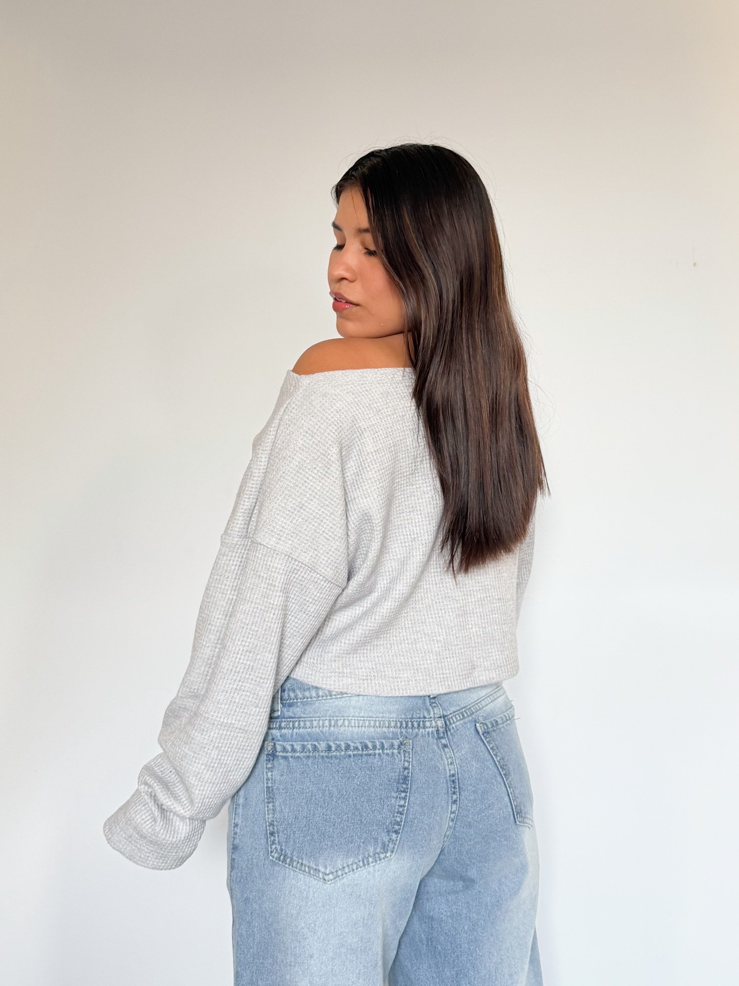 Chompa Crop Wafer Plomo