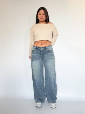 Wide Leg Jeans Intermedio