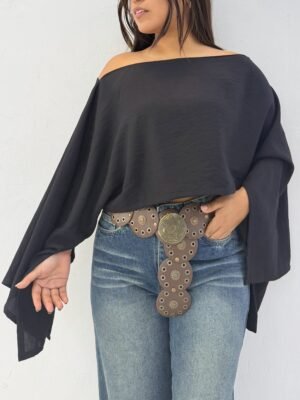 Blusa Bohemia Negro
