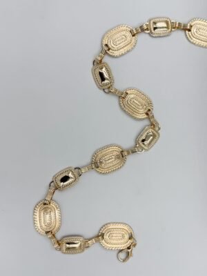Correa de Cadenas Chic Asimétrico Dorado