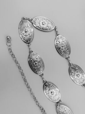 Correa de Cadenas Vintage Plateado