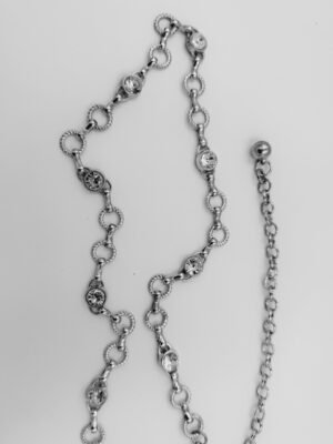 Correa de Cadenas Gema Plateado