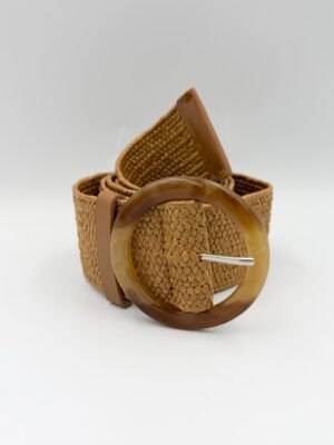 Correa Mimbre Laura Beige Oscuro