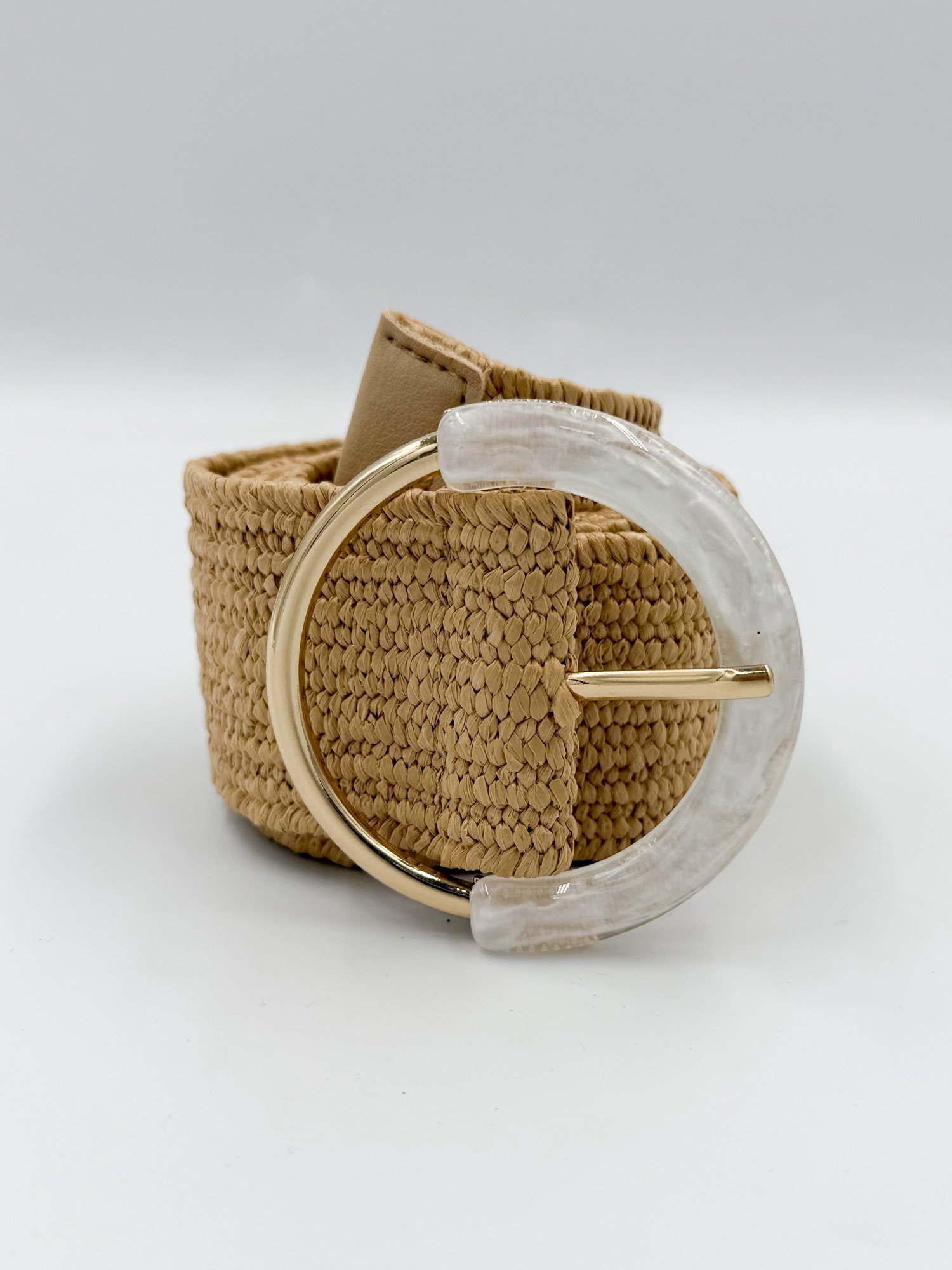 Correa Mimbre Lola Beige Claro