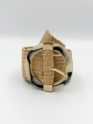 CORREA MIMBRE JADE BEIGE CLARO