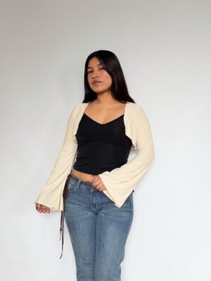 Manguitas Alessa Beige Claro