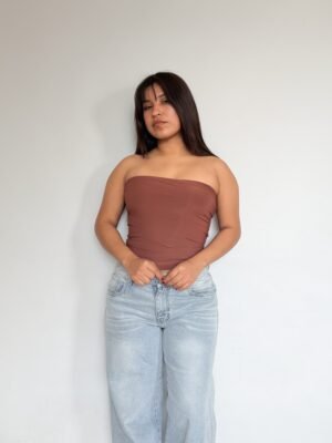 Strapless Elena Marrón