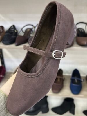 Ballerina Evans Marron Suede - Suede