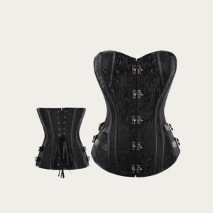 Corset Victoriano Negro Broches