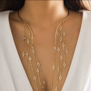 Collar Dorado Brillos